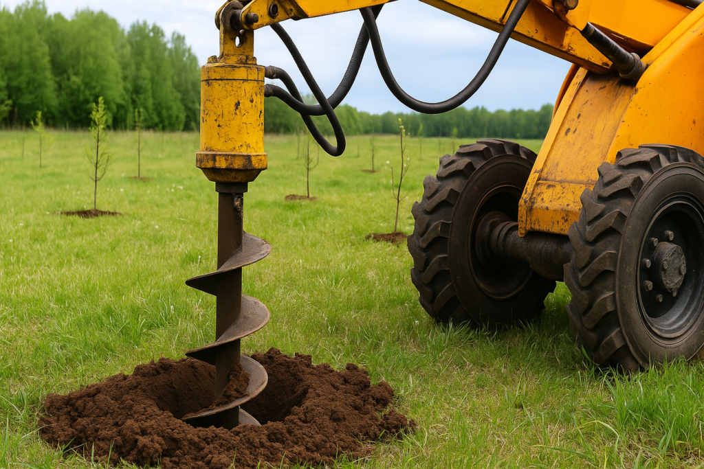 Бурение под саженцы: как подготовить лунки, чтобы деревья лучше приживались