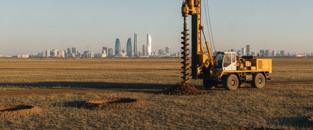 Сколько стоит аренда ямобура в Астане — цена за лунку и за смену в 2026