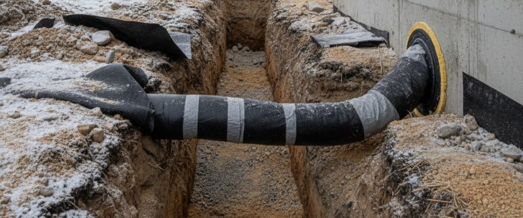 Ввод водопровода в дом в Астане: глубина заложения, утепление трубы и типичные ошибки